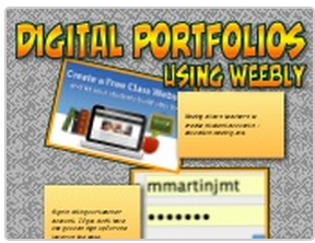 Digital Portfolios Using Weebly