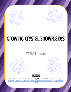 STEM - Crystal Snowflakes